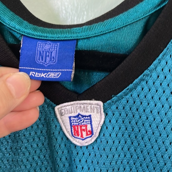 Jacksonville Jaguars reebok Prowler Throwback Custom Game Jersey - Teal - Picture 6 of 8